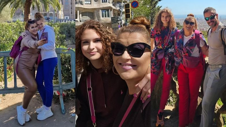 Rodzinny wyjazd Katarzyny Skrzyneckiej do Barcelony