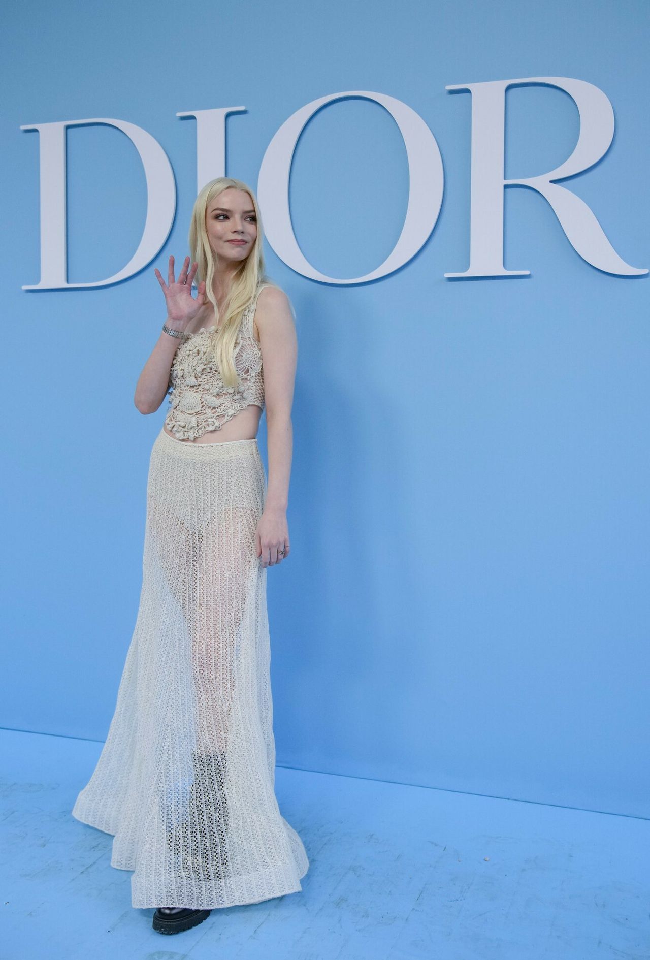 Anya Taylor-Joy came to the Dior fashion show