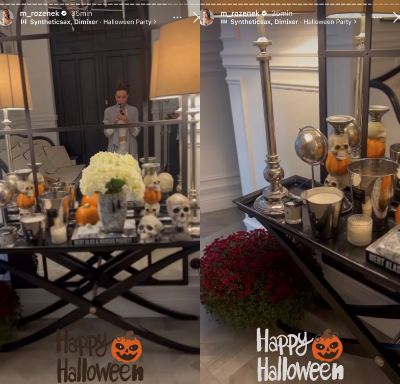 Małgorzata Rozenek pokazała udekorowany na Halloween dom