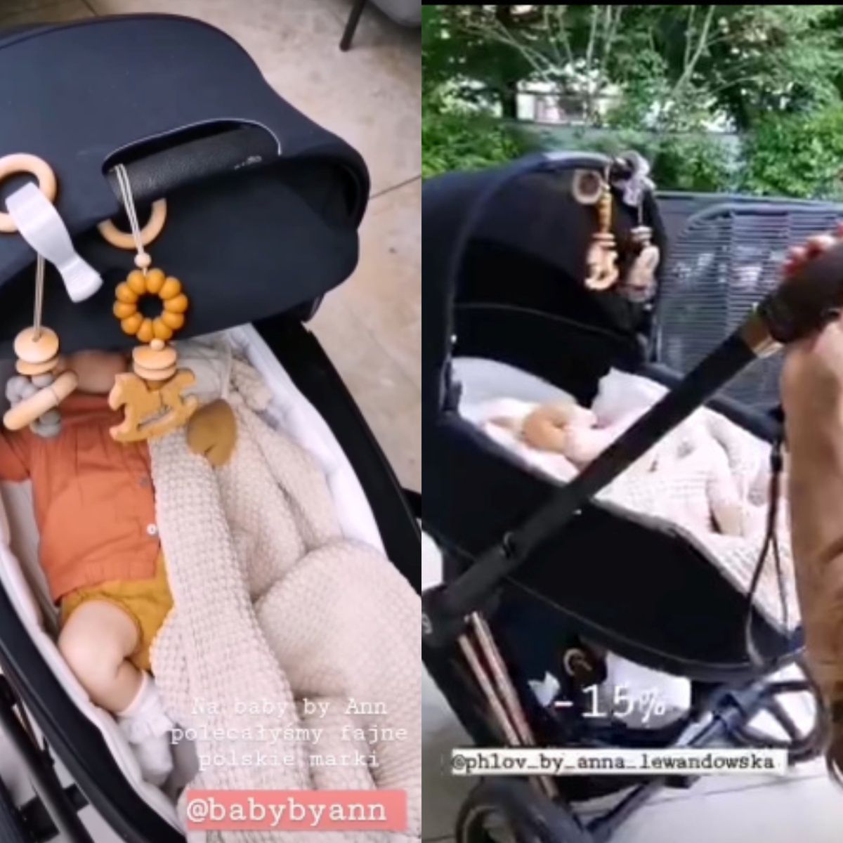 Nowy wózek Laury Lewandowskiej 