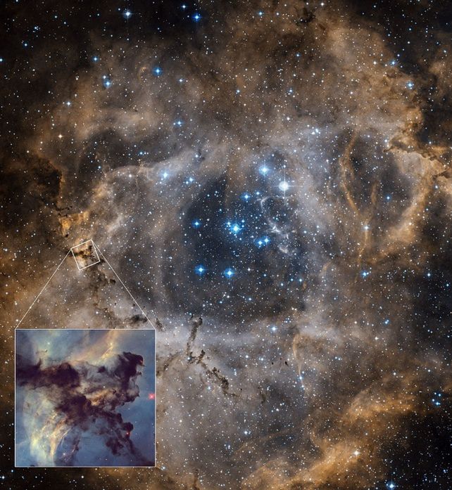 Mgławica Rozeta - nowe zdjęcie wykonane przez Teleskop Hubble