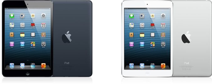 Prezentacja Apple iPad Mini w kolorze białym i czarnym