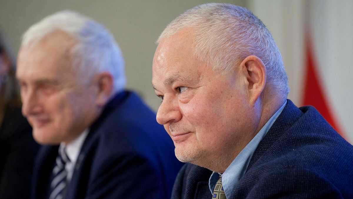 Na zdjęciu prezes NBP Adam Glapiński i członek RPP Jerzy Żyżyński