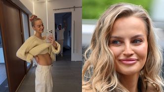 Karolina Pisarek z dumą prezentuje CIĄŻOWE KRĄGŁOŚCI: "Rośnie maluszek" (ZDJĘCIA)