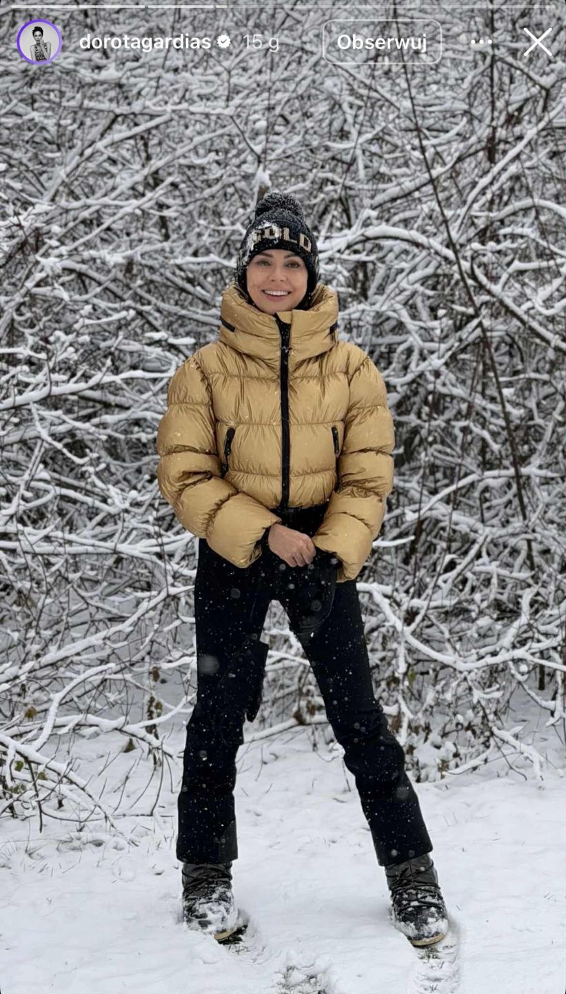 Dorota Gardias pokazała się w zimowej odsłonie