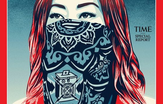 &#34;Time&#34; zastąpił swoją nazwę na okładce hasłem &#34;Głosuj&#34;