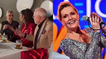 Helena Vondrackova raczy się wódką na imprezie i dowcipkuje przy byłym prezydencie Słowacji: "To mnie ZABIJE" (WIDEO)