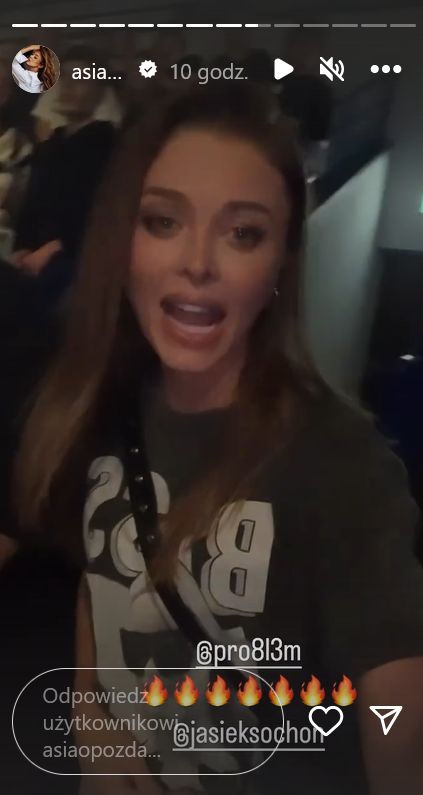 Joanna Opozda na randce ze studnetem pawa