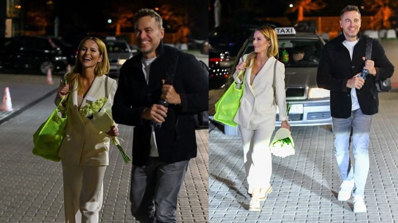 Paulina Sykut-Jeżyna z mężem