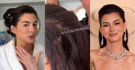 43-letnia Anne Hathaway zdradza SEKRET swojego gładkiego i napiętego lica. "Pokażmy im ten trik" (WIDEO)