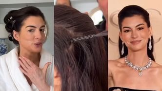 43-letnia Anne Hathaway zdradza SEKRET swojego gładkiego i napiętego lica. "Pokażmy im ten trik" (WIDEO)