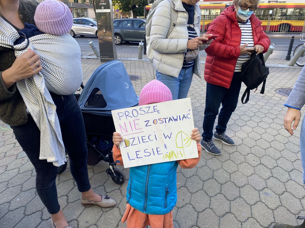 Warszawa. W manifestacji uczestniczyło wiele dzieci (Barbara Kwiatkowska)