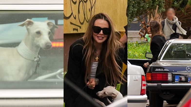 Maja Sablewska przemierza ulice czarnym mercedesem