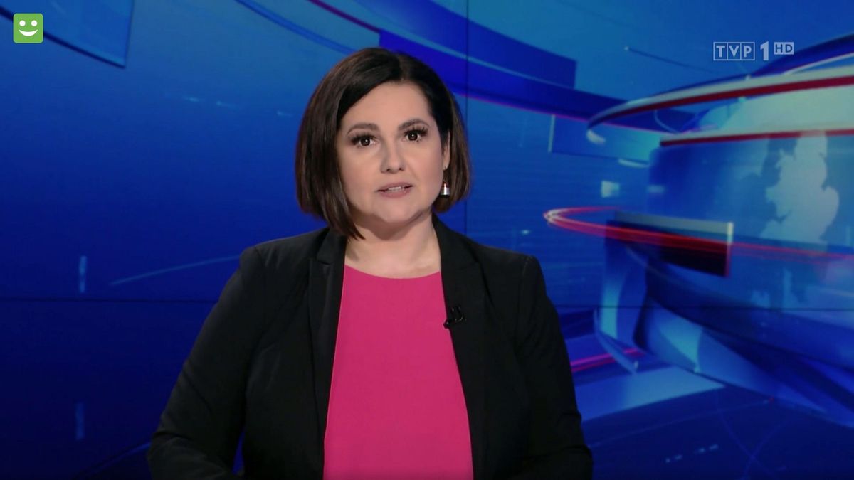 Edyta Lewandowska musiała przeczytać sprostowanie nadesłane przez dziennikarza TVN