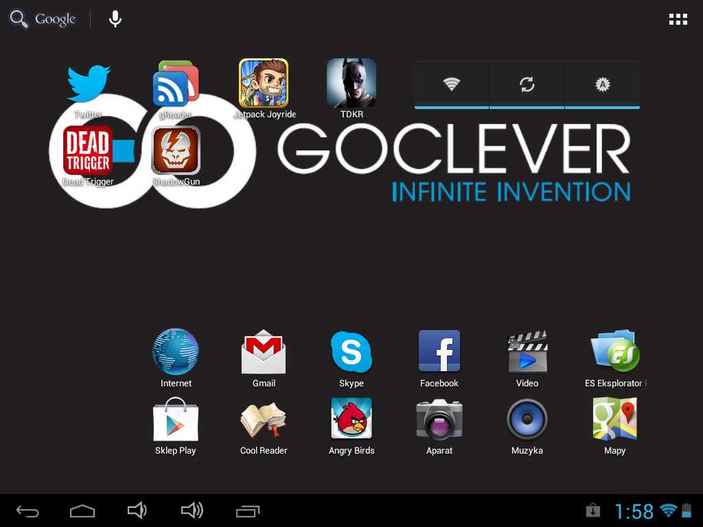 Tablet GoClever R973 z Androidem Jelly Bean [test] 4