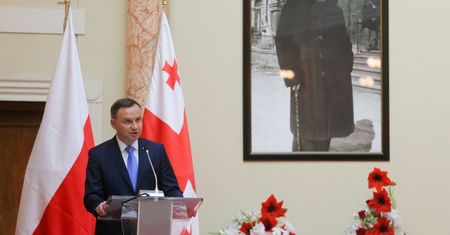 Andrzej Duda z wizytą w Gruzji. Tym razem bez żony (ZDJĘCIA)