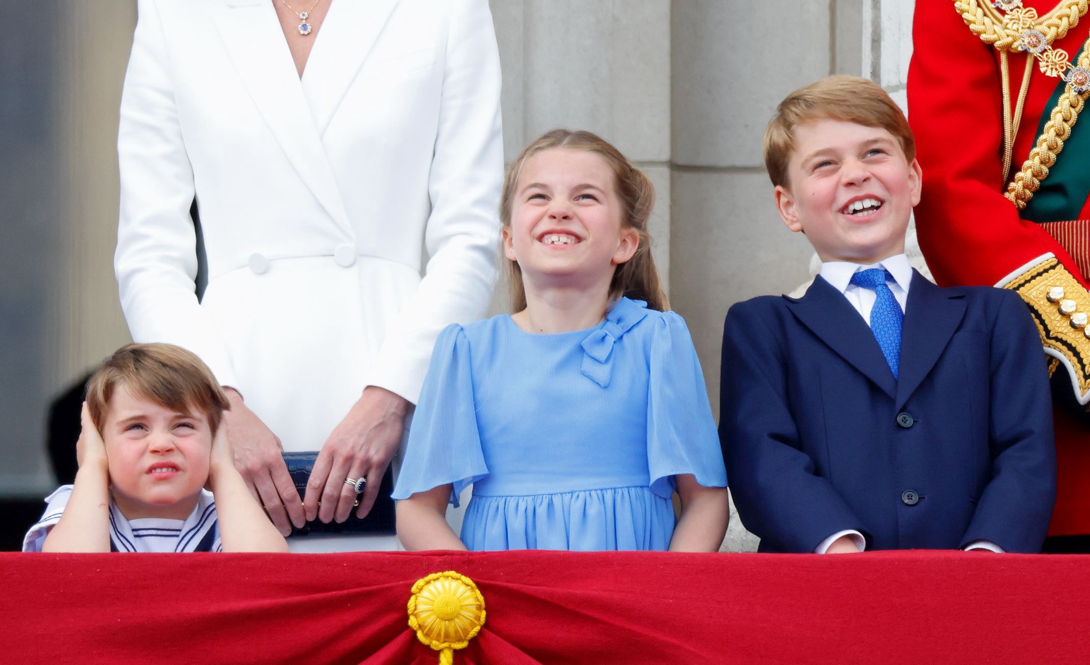 dzieci Kate i Williama podczas Trooping the Colour