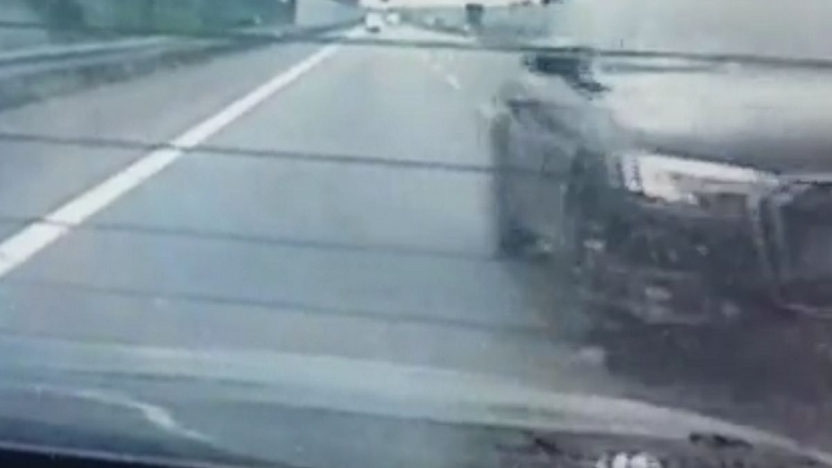 Fragment nagrania z miejsca zdarzenia