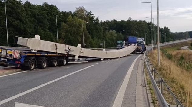 Taki element zablokował drogę