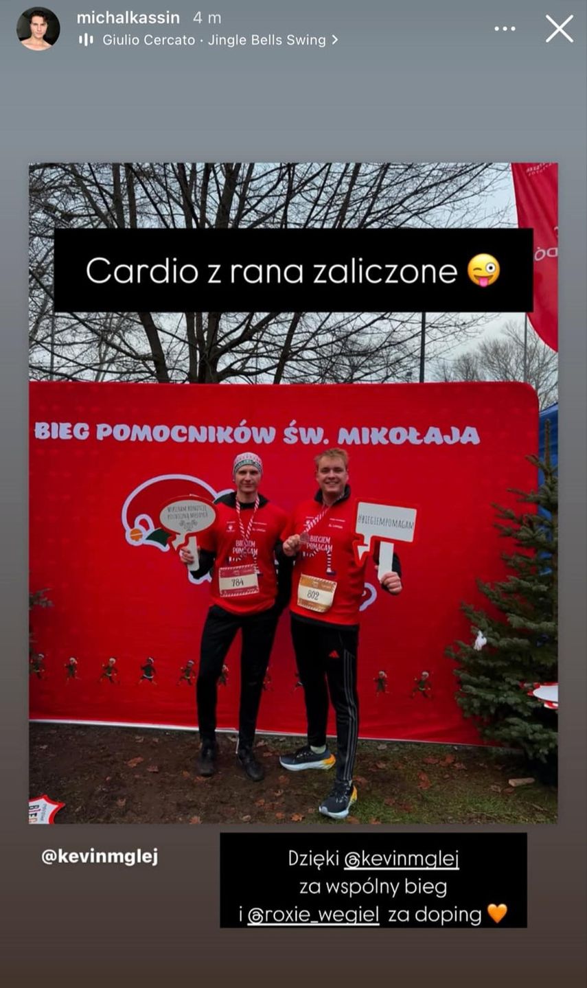 Kevin Mglej chwali się formą po biegu z Michałem Kassinem