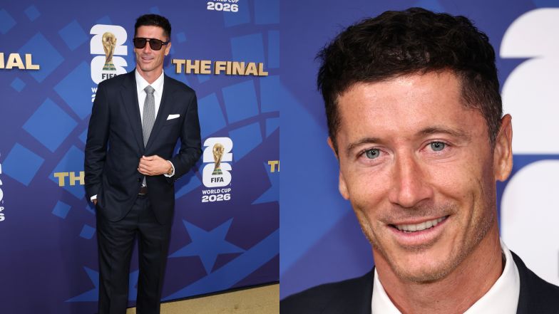 Robert Lewandowski na FIFA Gold Carpet