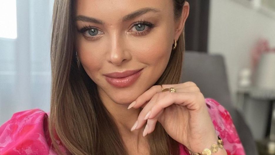 Joanna Opozda pokazała się w bieliźnianej sukience 