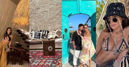 Dżungla za oknem, orientalne dodatki, przestronny przedpokój, wzorzyste dywany. Tak mieszka w Tulum Natalia Siwiec (ZDJĘCIA)