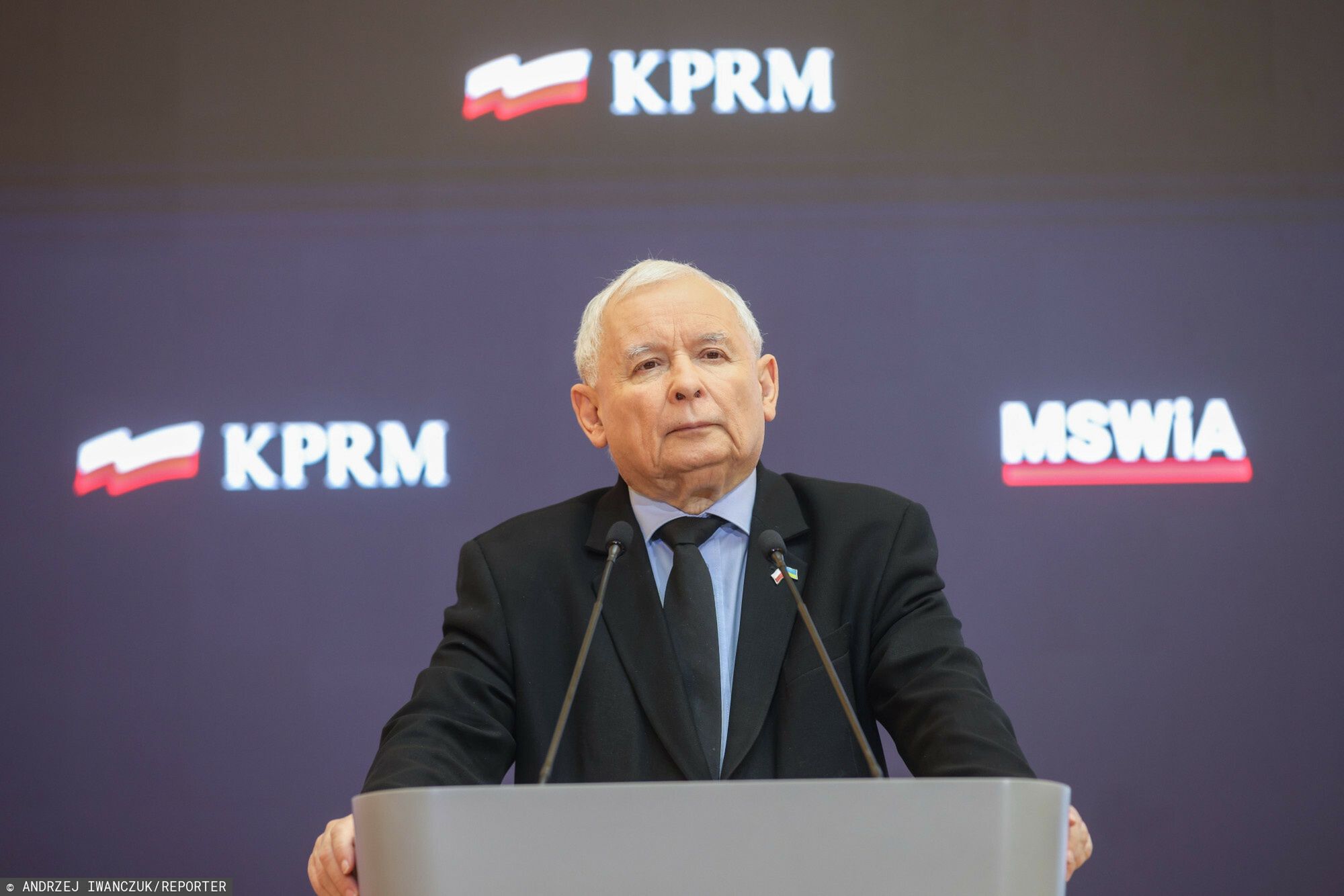 Jarosław Kaczyński w KPRM