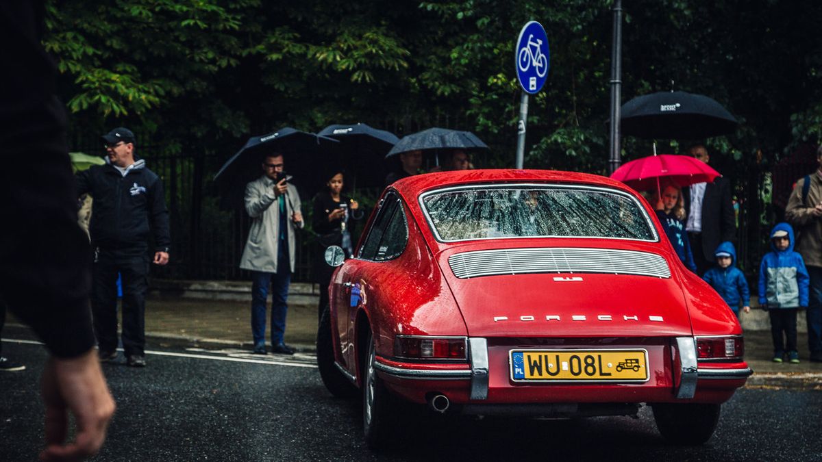 Porsche 912 podczas rajdu Varsopolis