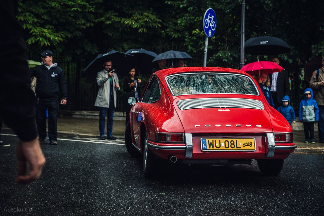 Porsche 912 podczas rajdu Varsopolis