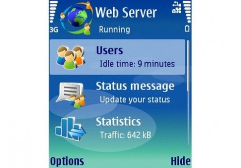 Mobile Web Server 1.5 od Nokia Beta Labs