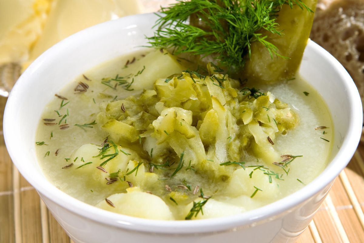 Zupa ogórkowa- Pyszności