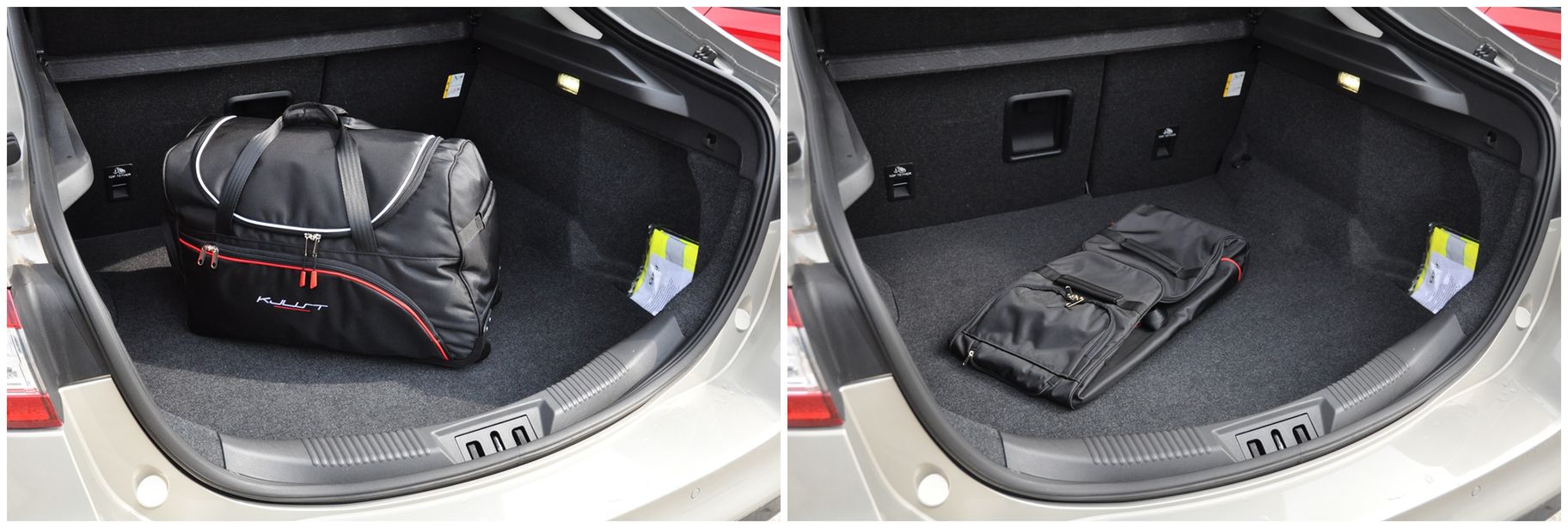 Torby Kjust można złożyć na płasko co zdecydowanie ułatwia ich przechowywanie