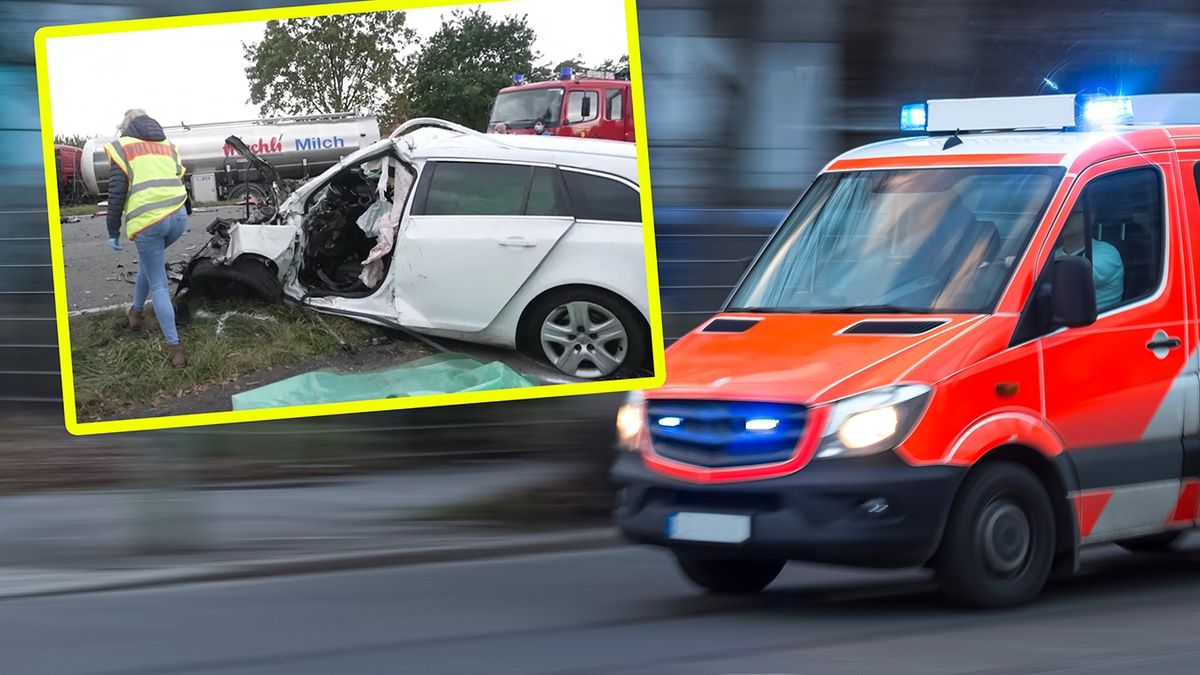 Śmiertelny wypadek w Niemczech. Nie żyje dwoje Polaków w wieku 52 i 11 lat