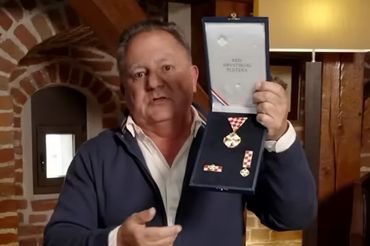 Robert Makłowicz z odznaczeniem od władz Chorwacji