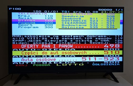 TVP, TVN i Polsat nie zamierzają rezygnować z teletekstu. „1,5 mln użytkowników miesięcznie”