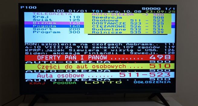 TVP, TVN i Polsat nie zamierzają rezygnować z teletekstu. „1,5 mln użytkowników miesięcznie”