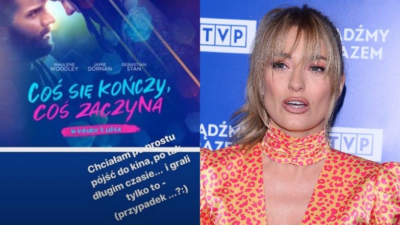 Marcelina Zawadzka odreagowuje stres w kinie