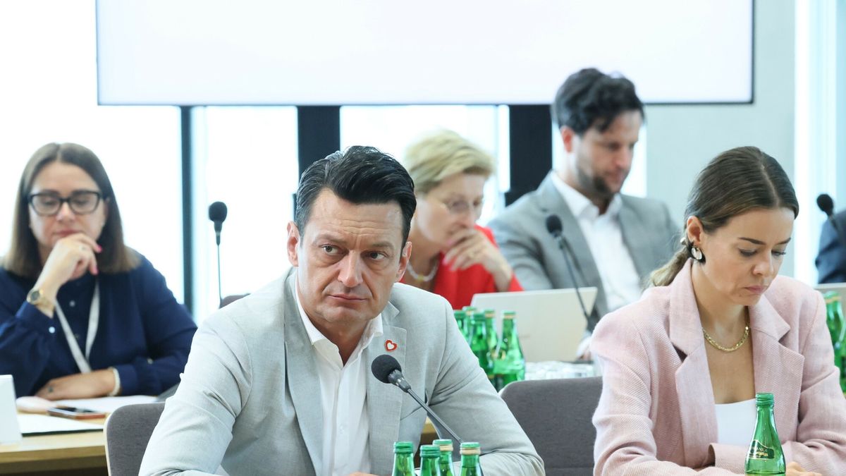 Posiedzenie komisji ?ledczej ds. afery wizowej
Fot. Wojciech Olkusnik/East News, Warszawa, 25.07.2024. Sejm. Posiedzenie komisji sledczej ds. afery wizowej. N/z: Przemyslaw Witek, Aleksandra Leo.
Wojciech Olkusnik