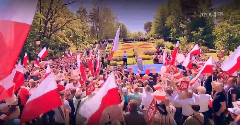 "Laurka" "Wiadomości" TVP dla Andrzeja Dudy