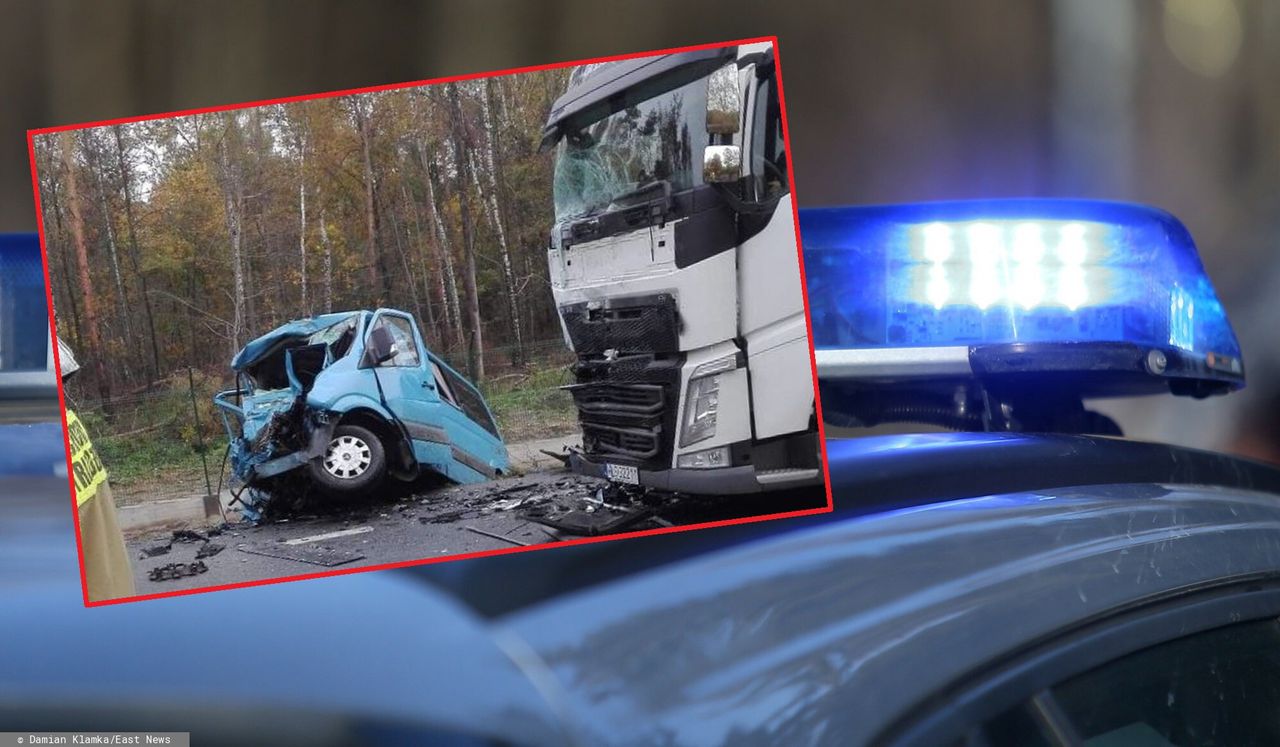 Horror na drodze pod Sochaczewem. Trzy osoby zginęły