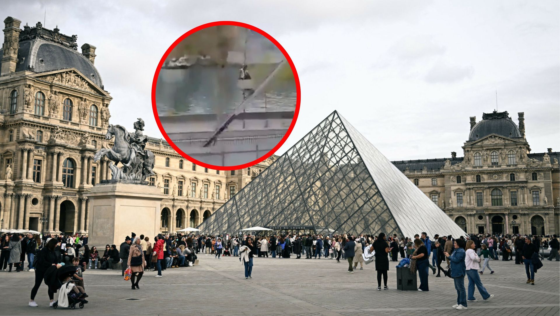 wiadomości,aktualności,WP Wiadomości Nowe nagranie z kradzieży. Tak złodzieje uciekli z Luwru