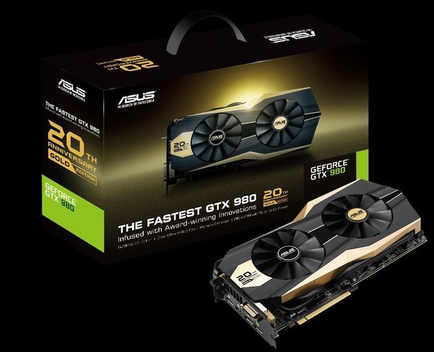 ASUS GTX 980 20th Anniversary Gold Edition karta graficzna