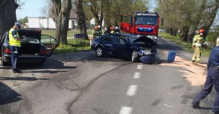 Wypadek w Margoninie