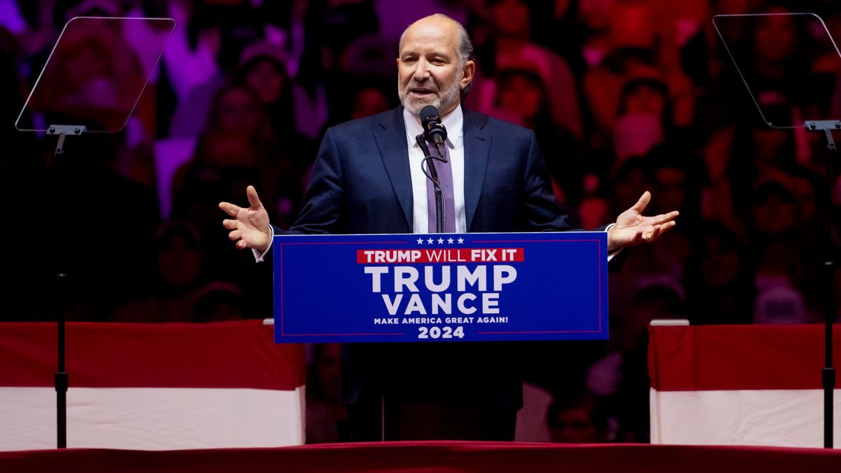 Howard Lutnick, znany finansista i sponsor kampanii Donalda Trumpa