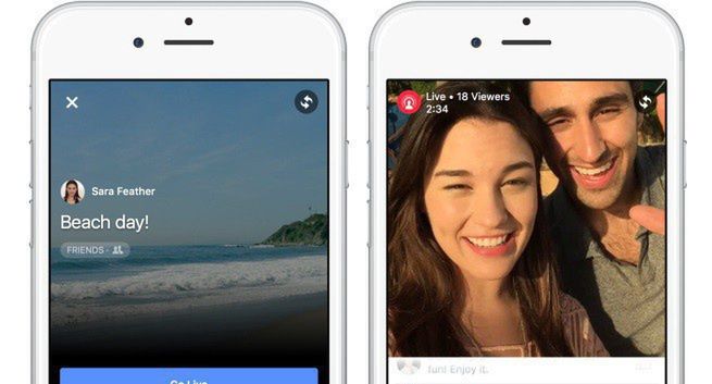 Facebook wprowadza zapowiedzi transmisji na platformie Live