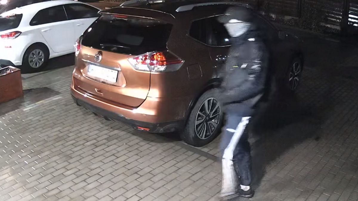 Kamera nagrała złodzieja