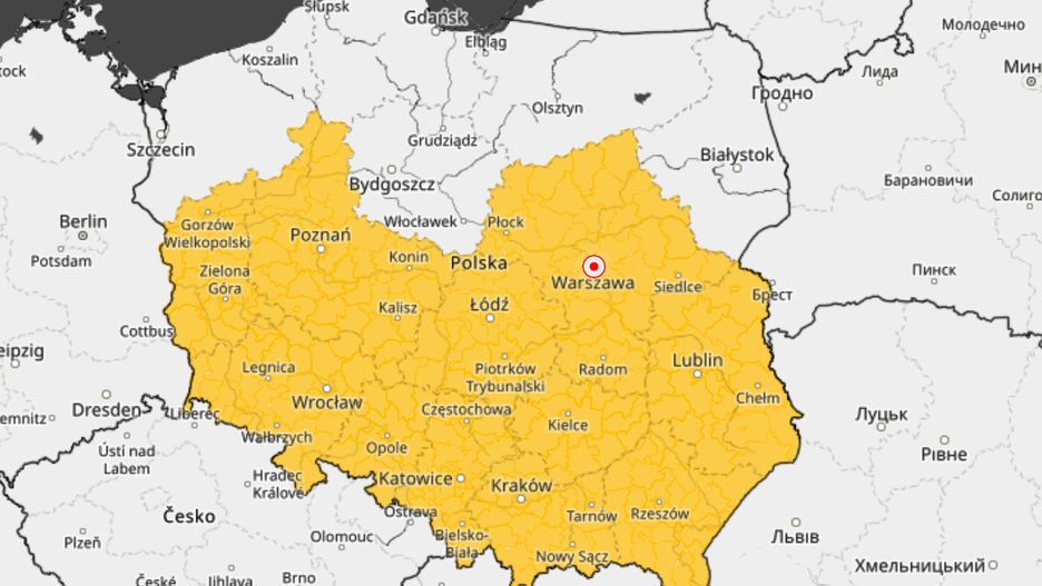 Pogoda. IMGW prognozuje zagrożenia związane z burzami i ulewnym deszczem 