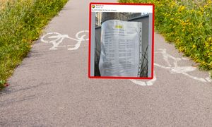 "Mam 15 lat". Wywiesił karteczkę. Trudno przejść obojętnie