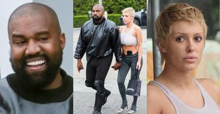 Kanye West i jego nowa żona w rajtuzach (?) maszerują za rękę na randkę (ZDJĘCIA)
